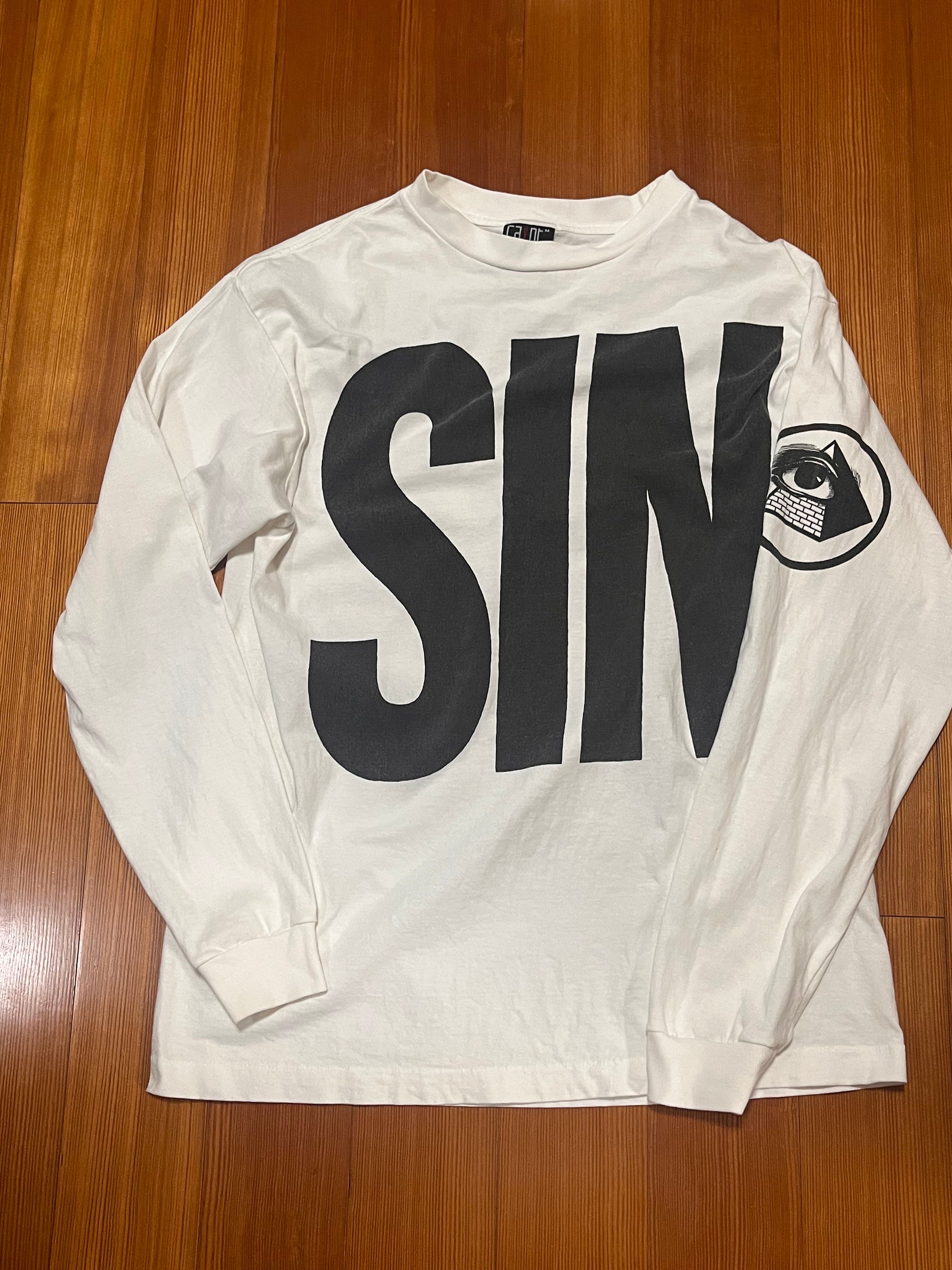 SAINT Mxxxxxx LS TEE SIN "White"