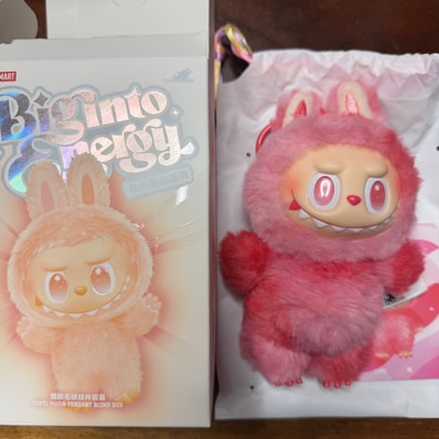 POP MART THE MONSTERS (LABUBU) Big into Energy Series Plush Pendant LOVE