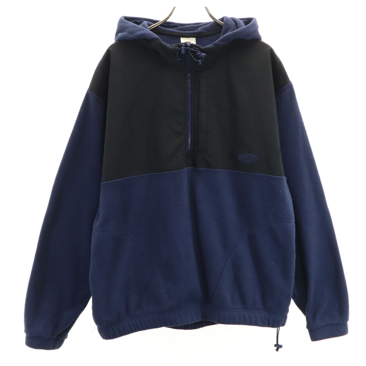 NIKE ナイキ ハーフジップ フリースジャケット XL ネイビー プルオーバー
