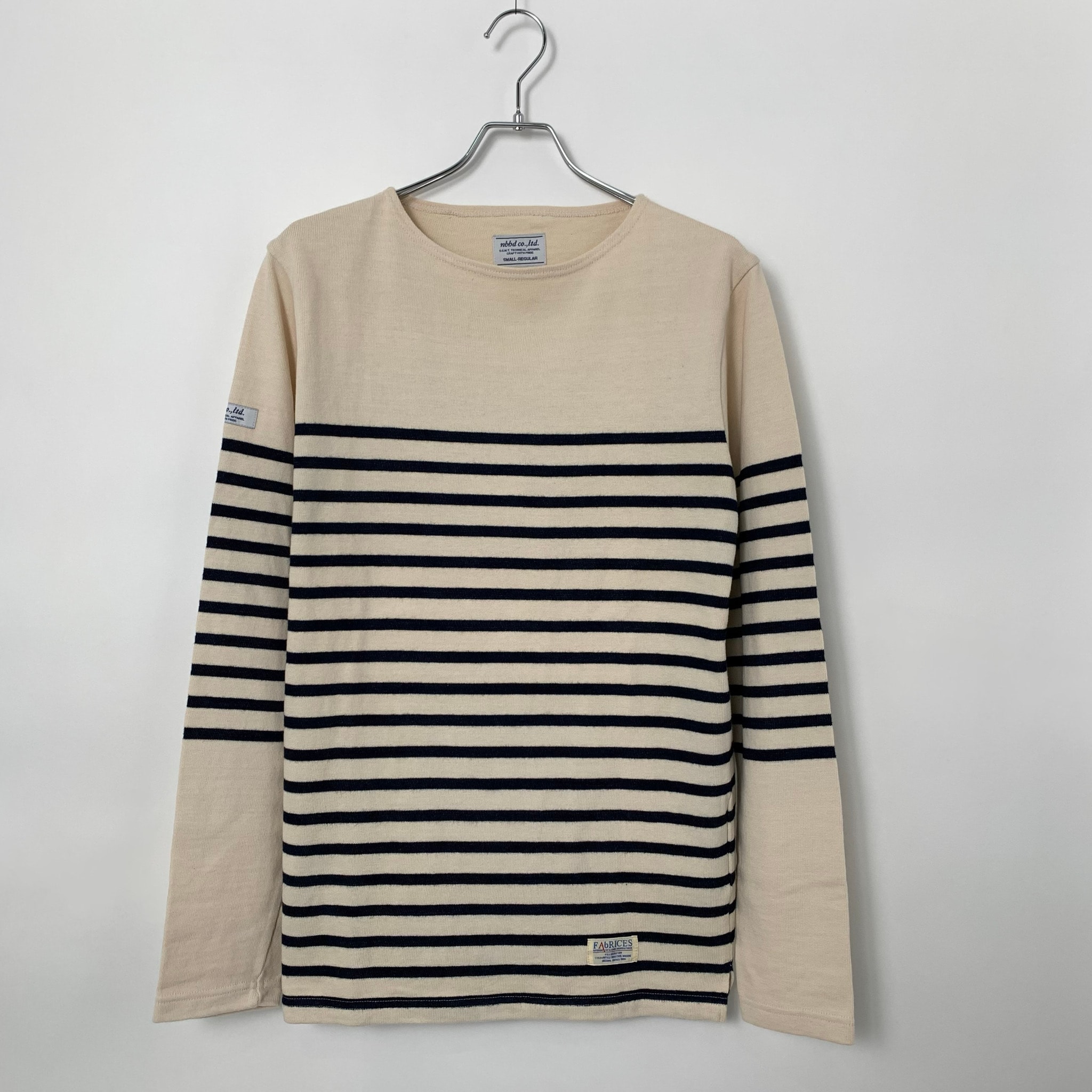 NEIGHBORHOOD Border L/S Tee Natural