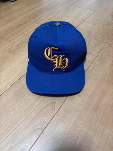 Chrome Hearts Baseball Cap 5 Panel CH "Blue/Orange"