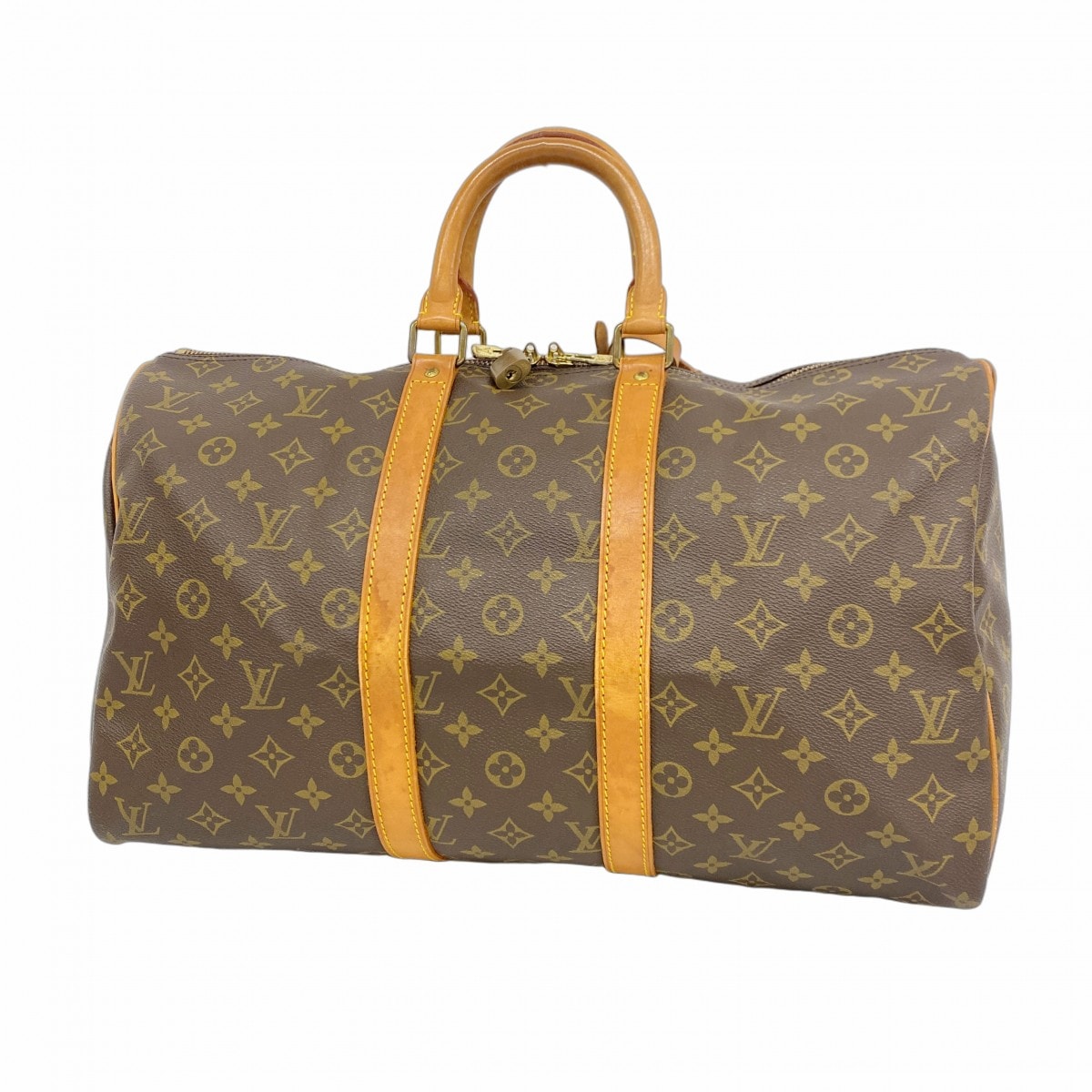 【6dc2935】ルイヴィトン ボストンバッグ モノグラム キーポル45 M41428 ブラウン【中古】メンズ レディース ユニセックス