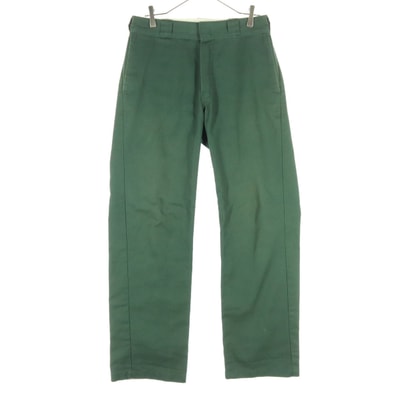 Dickies ディッキーズ カラー チノパンツ w32 グリーン ワーク