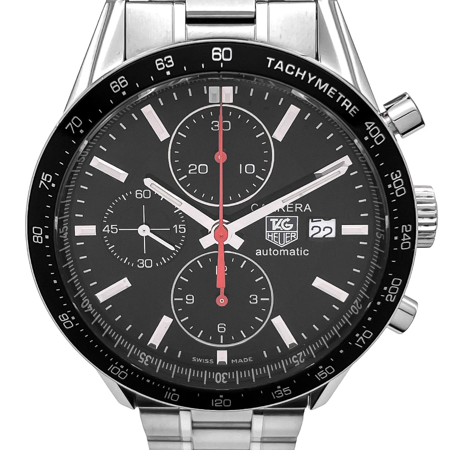 TAG HEUER タグホイヤー カレラ キャリバー16 クロノグラフ CV2014-3 BA0794 腕時計
メンズ
【中古】