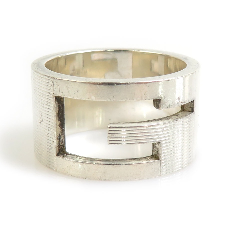 グッチ GUCCI リング・指輪 Gロゴ シルバー925 シルバー メンズ 15.5号【中古】 e60829a