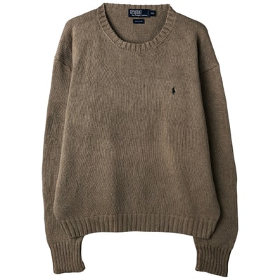 古着 ラルフローレン Ralph Lauren POLO by Ralph Lauren コットンニットセーター メンズXXL相当/eaa608713