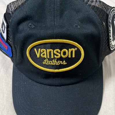 Supreme x HYSTERIC GLAMOUR Vanson Leather Mesh Back 6-Panel "Black"