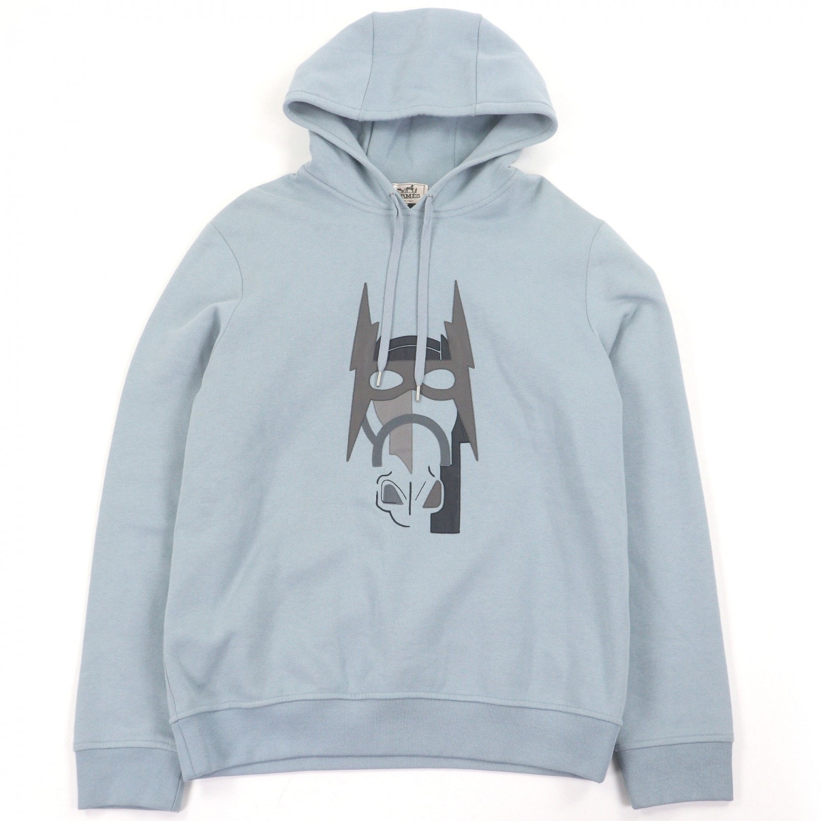 未使用品 エルメス パーカー ライトブルー メンズ M