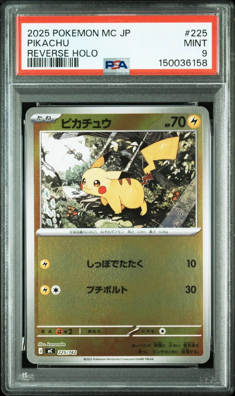ピカチュウ :ミラー [MC 225/742](スタートデッキ100「バトルコレクション」)