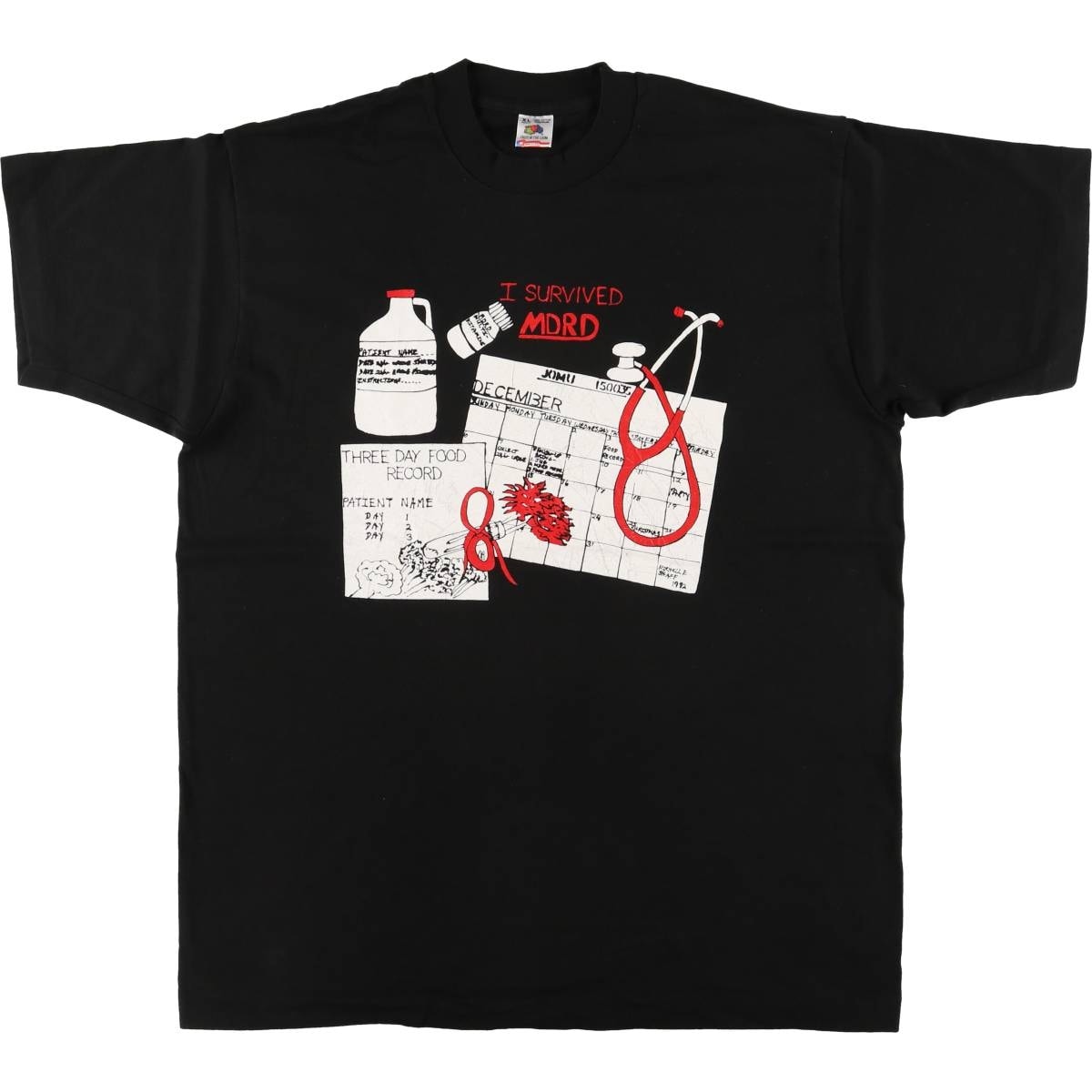 古着 90年代 フルーツオブザルーム FRUIT OF THE LOOM プリントTシャツ USA製 メンズXL相当 ヴィンテージ/eaa557211
