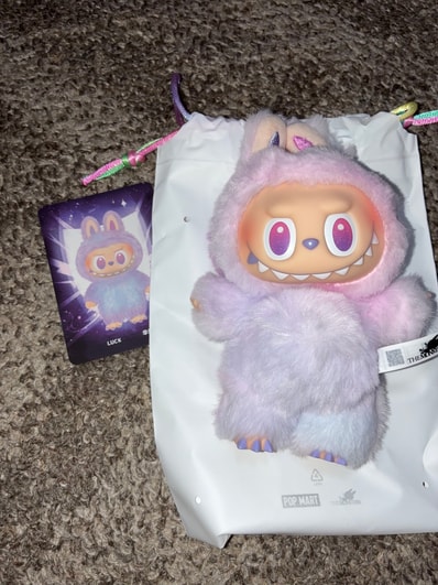 POP MART THE MONSTERS (LABUBU) Big into Energy Series Plush Pendant LUCK