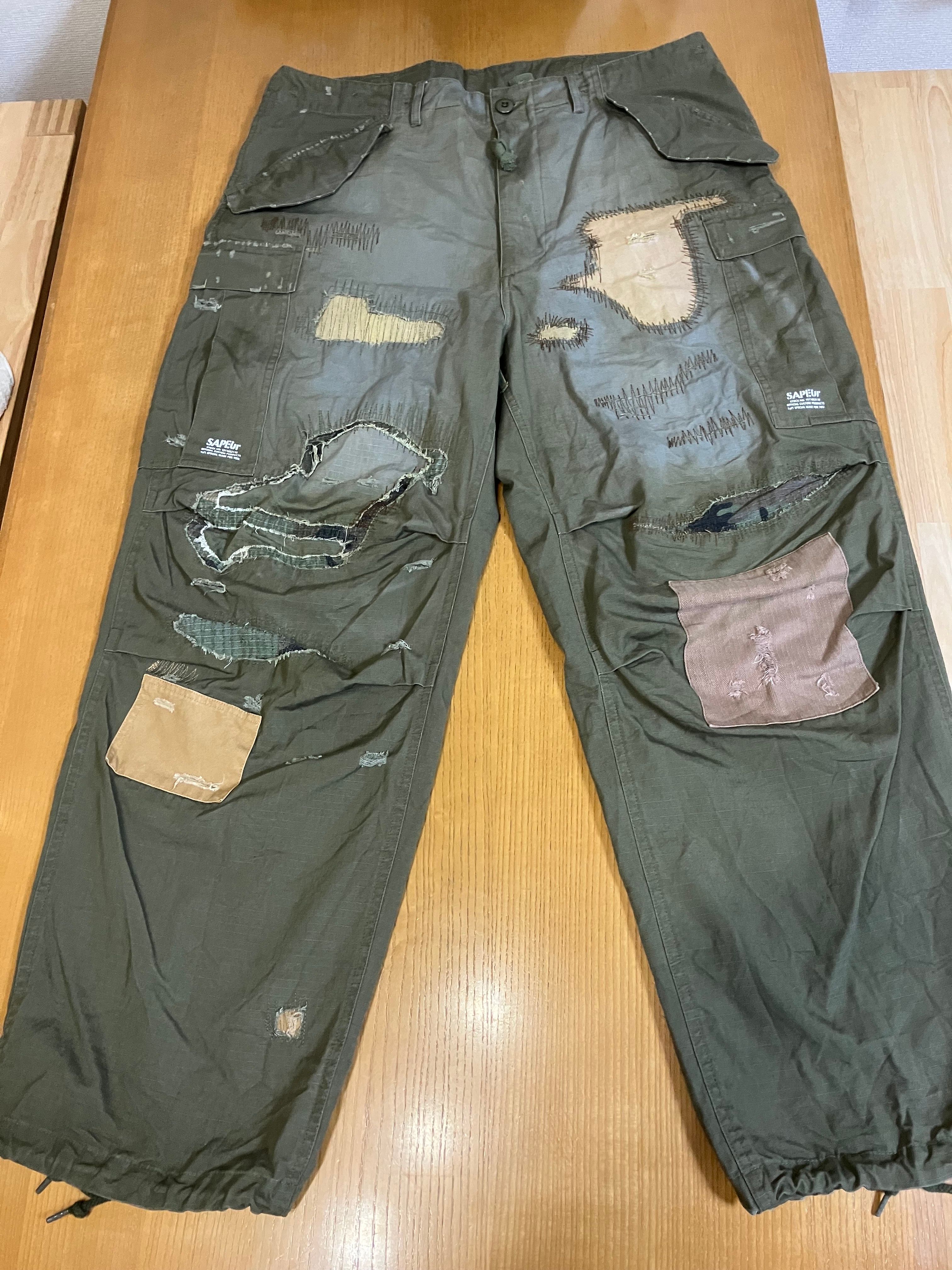 SAPEur M-65 Re Make Cargo Pants "Olive"