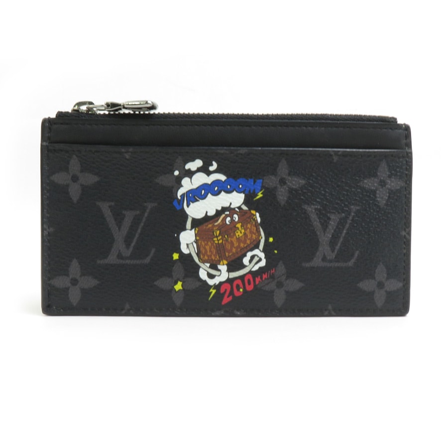 ルイ ヴィトン LOUIS VUITTON コインケース モノグラム エクリプス コインカードホルダー/モノグラム エクリプス ブラック メンズ M80932【中古】 h30694a