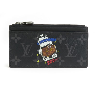ルイ ヴィトン LOUIS VUITTON コインケース モノグラム エクリプス コインカードホルダー/モノグラム エクリプス ブラック メンズ M80932【中古】 h30694a