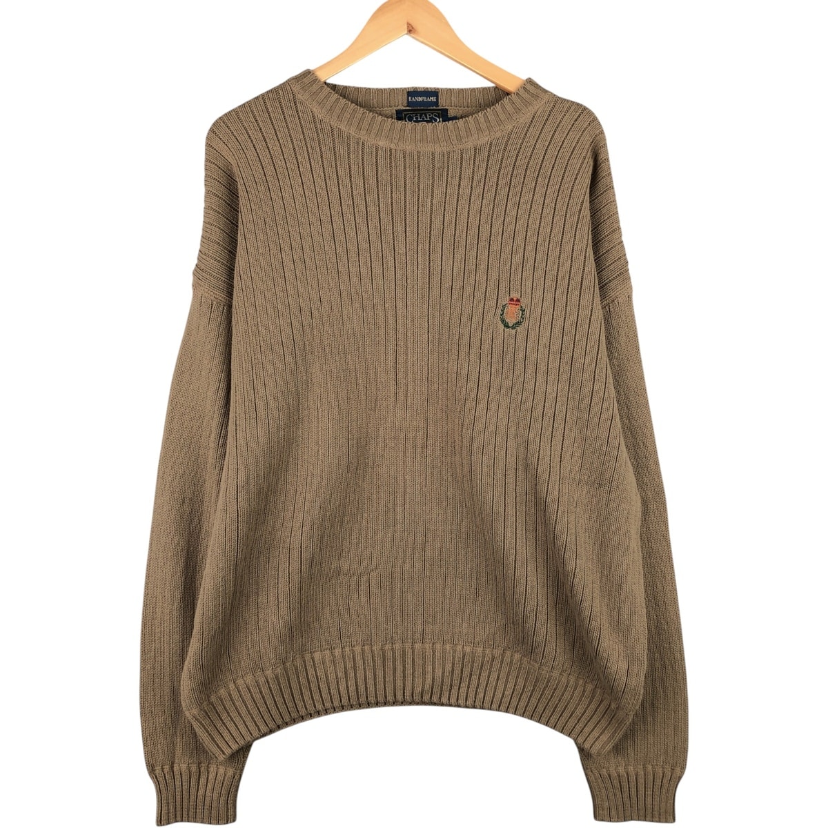 古着 ラルフローレン Ralph Lauren CHAPS チャップス コットンニットセーター メンズL相当/eaa575141