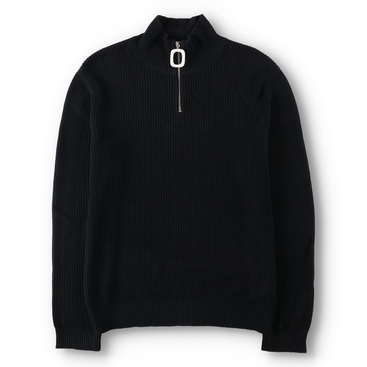 古着 ジェイダブリューアンダーソン JW ANDERSON リブ編み コットンニットハーフジップセーター メンズM相当/yaa001091