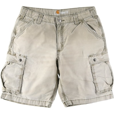 古着 カーハート Carhartt RELAXED FIT ダック カーゴショーツ ハーフパンツ メンズw35相当/eaa620656
