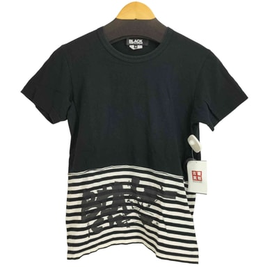 12SS ボーダー切替 S/S Tシャツ【1143351651091】