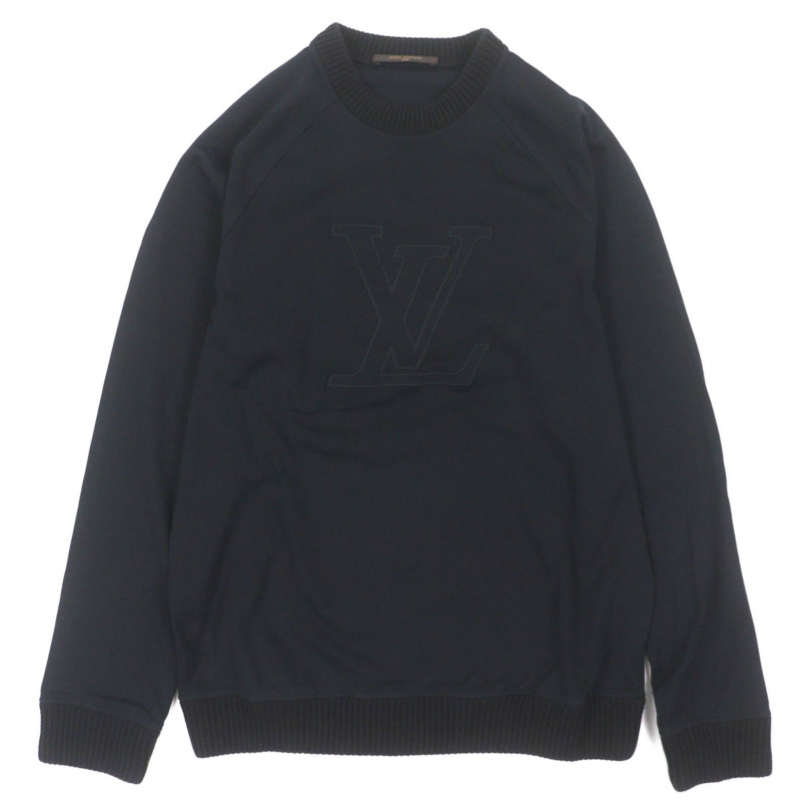 美品 ルイヴィトン 長袖Tシャツ ブラック メンズ M