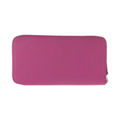 美品 HERMES エルメス アザップロング シルクイン ローズティリアン ピンク シルバー金具 ヴォーエプソン 長財布 ラウンドファスナー C刻印 601452 【中古】