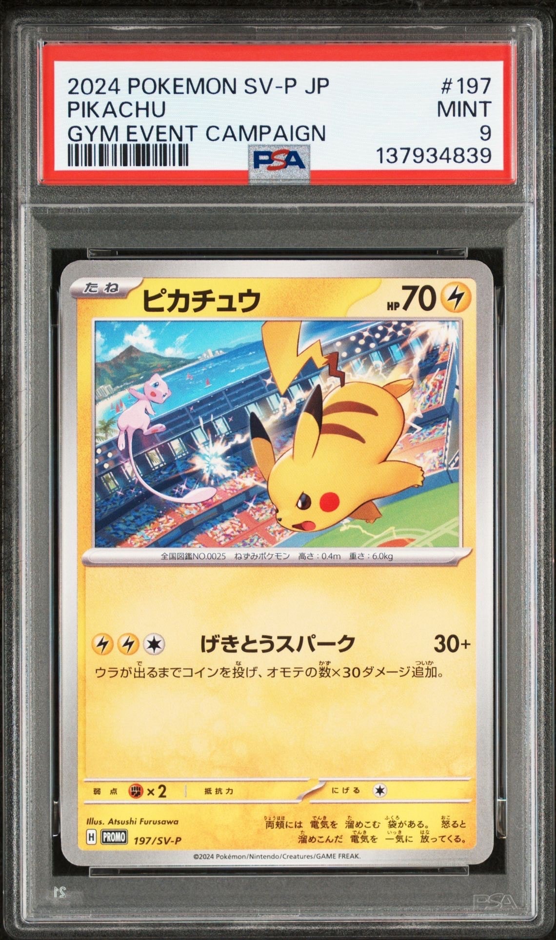 ARS10】フクオカのピカチュウ P [SV-P 289](スペシャルBOX「ポケモン