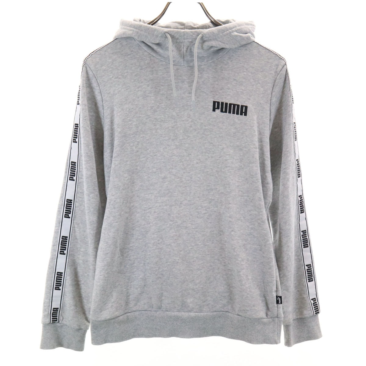 PUMA プーマ 長袖 スウェットパーカー S グレー