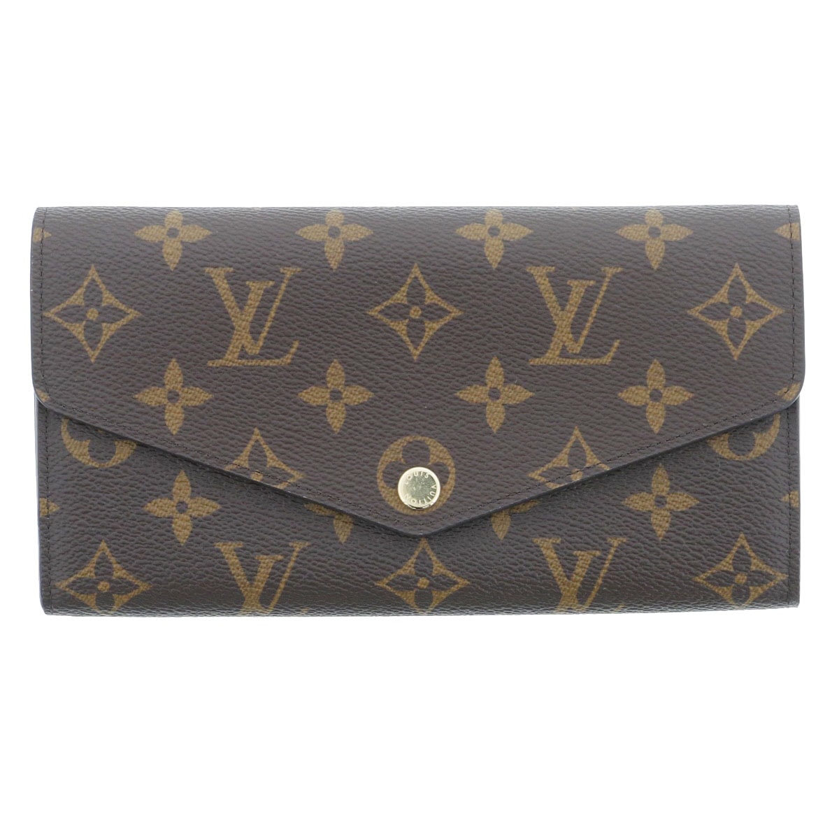 【値下げ】LOUIS VUITTON ルイ・ヴィトン ポルトフォイユ サラ モノグラム 長財布 M62236 モノグラム レザー ブラウン フューシャ  レディース【中古】
