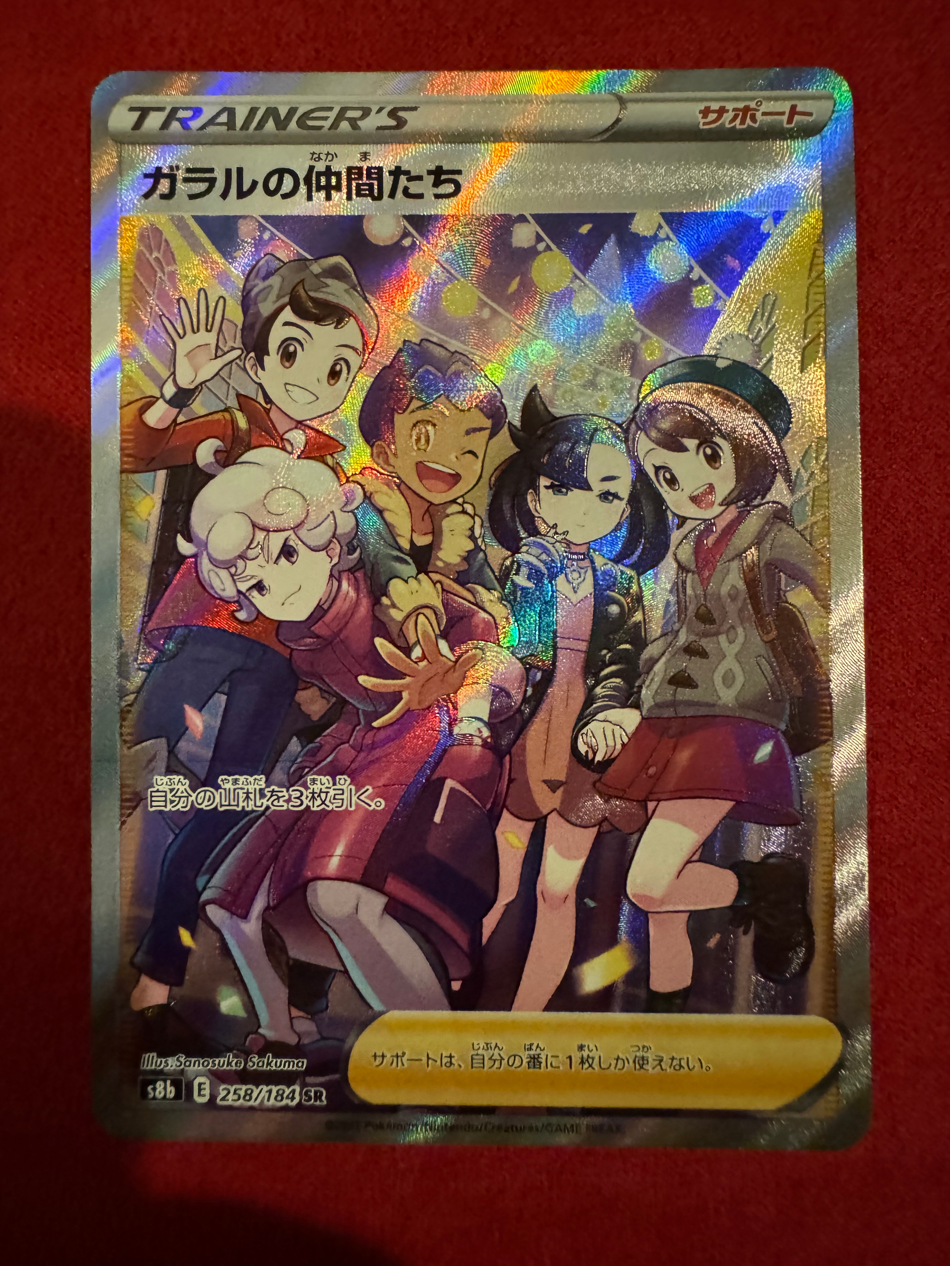 ガラルの仲間たち SR[S8b 258/184](ハイクラスパック「VMAXクライマックス」)