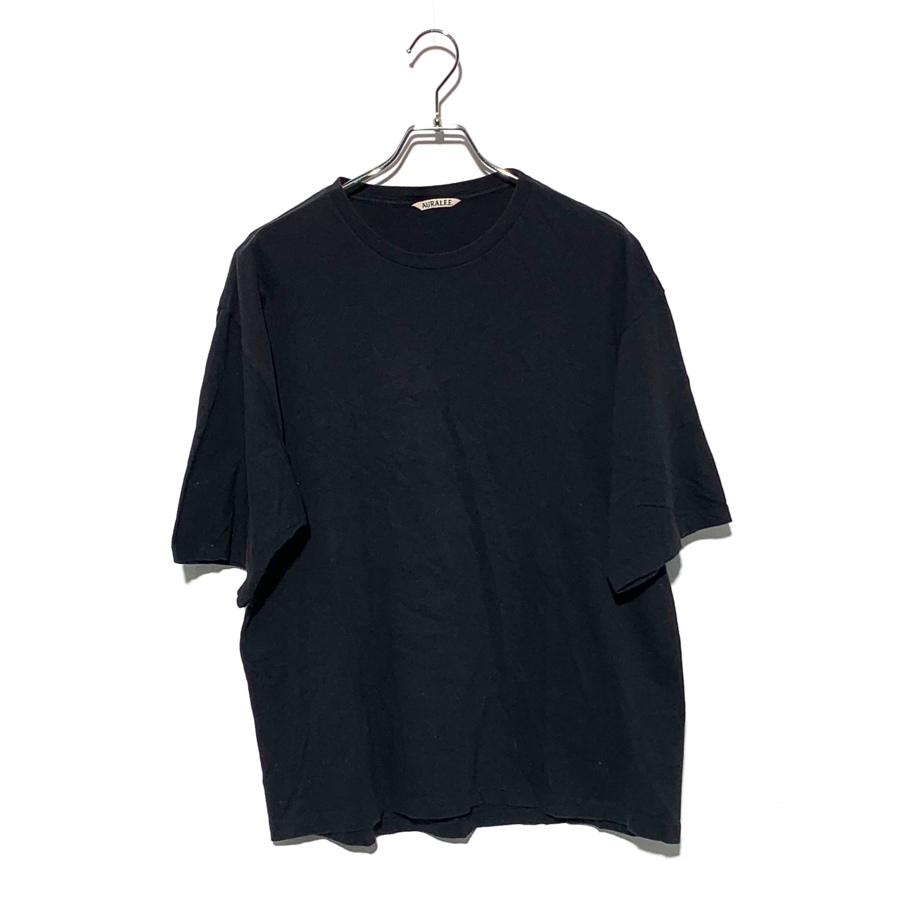 AURALEE Seamless Crew Neck T-Shirt "Black"