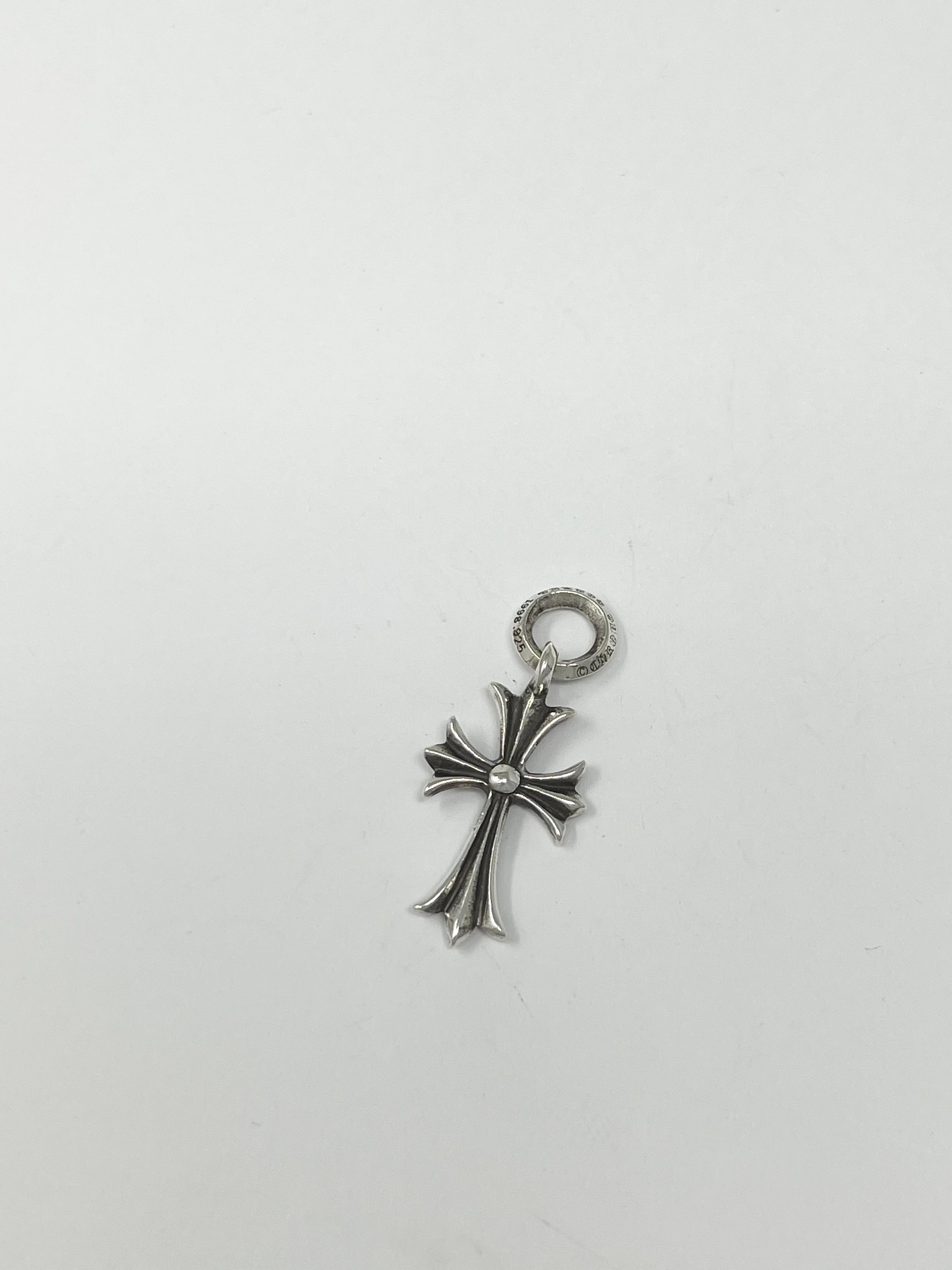 Chrome Hearts Tiny CH Cross Charm "Silver"