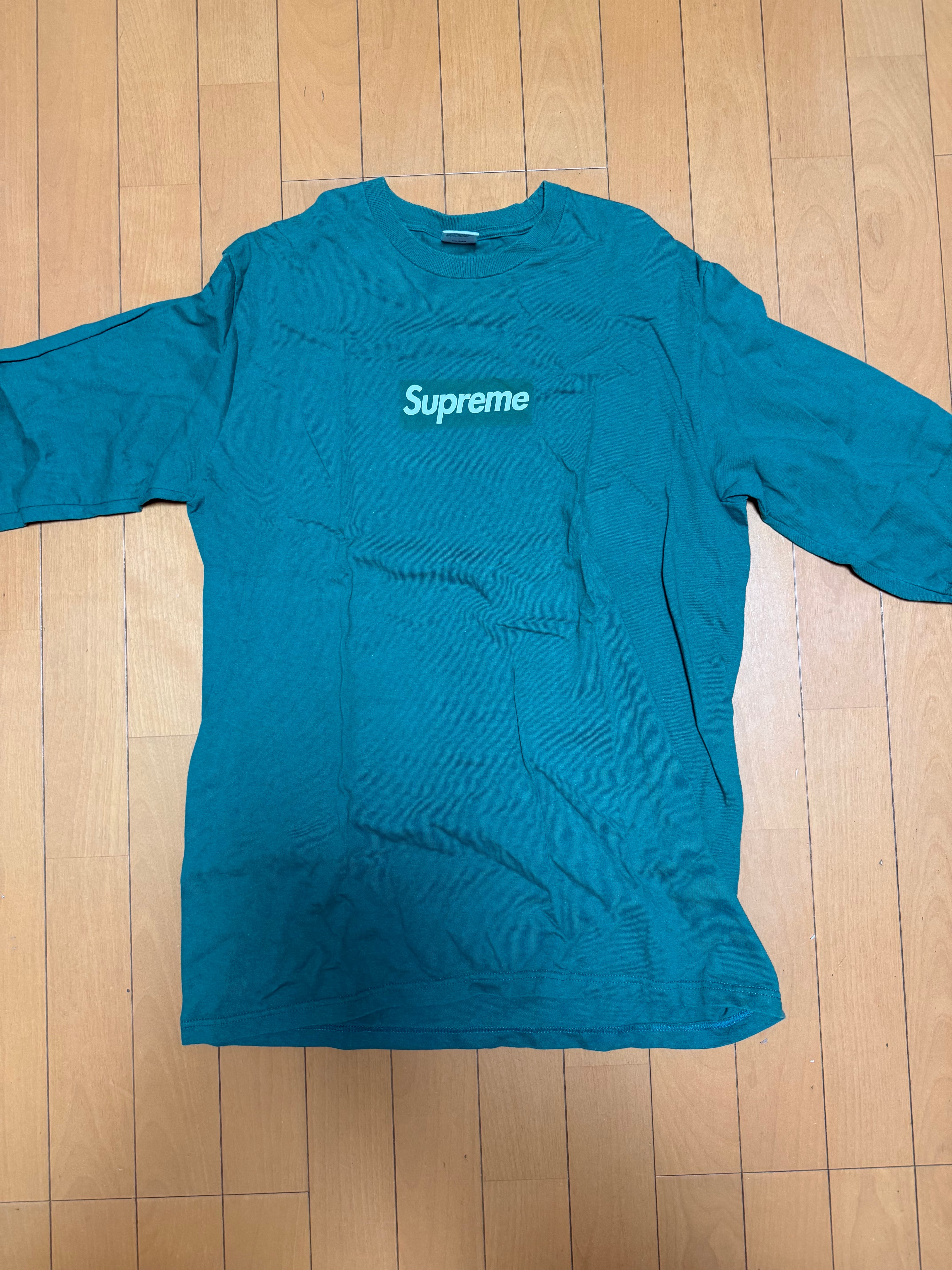 Supreme Box Logo L/S Tee "Green"