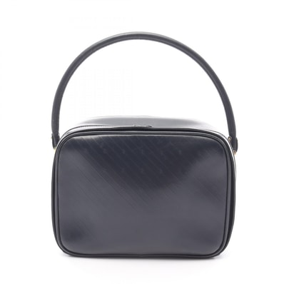 グッチ GUCCI オールドグッチ インターロッキングG ハンドバッグ バッグ レザー レディース ネイビー系 【中古】