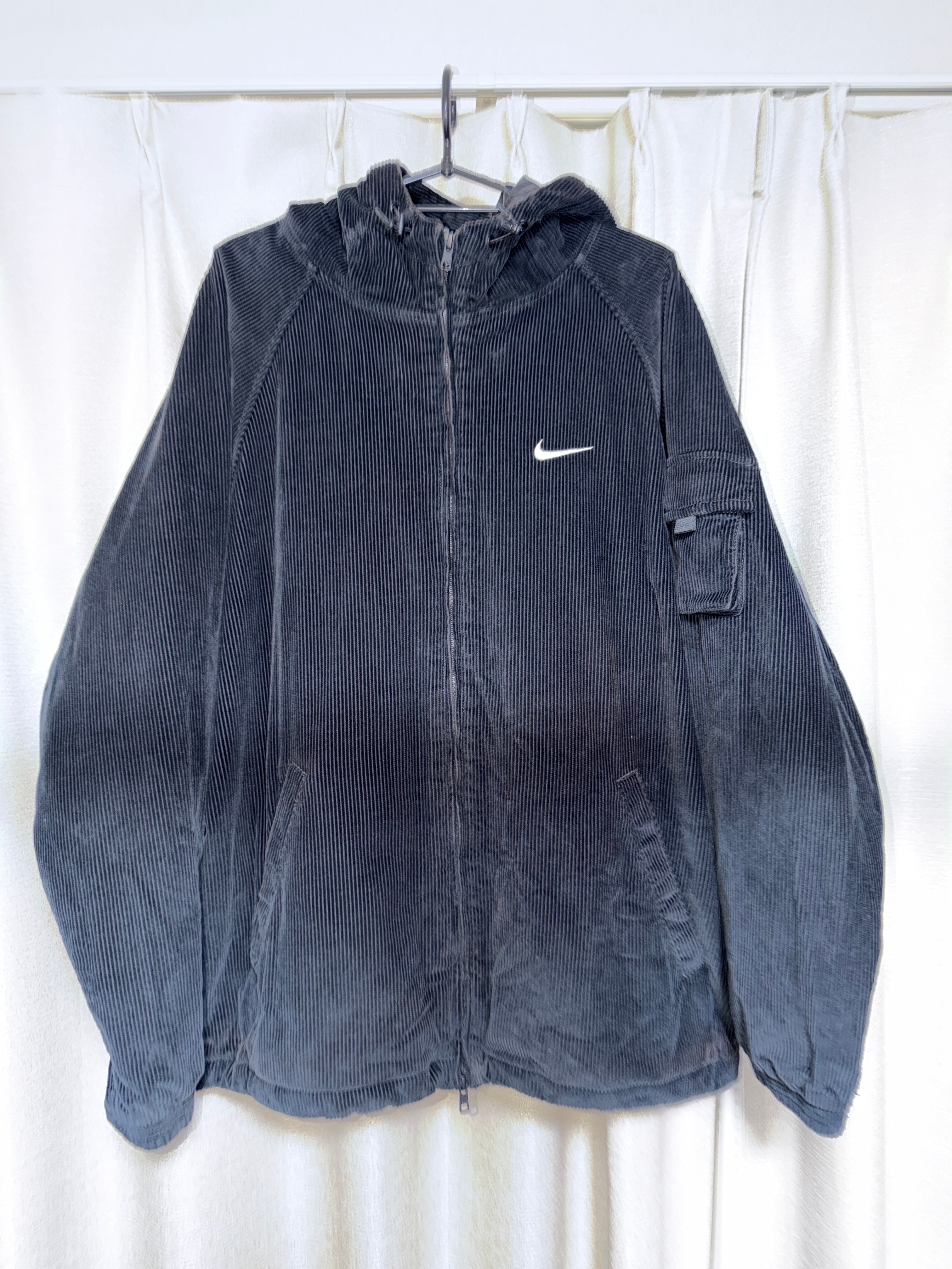 Supreme / Nike Arc Corduroy Hooded Jacket "Black"