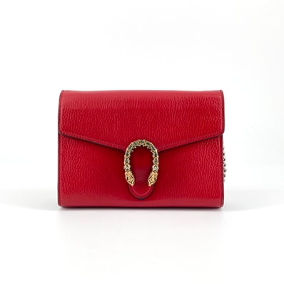 GUCCI(グッチ) ディオニュソス ウォレットチェーン 401231 ショルダーバッグ レッド