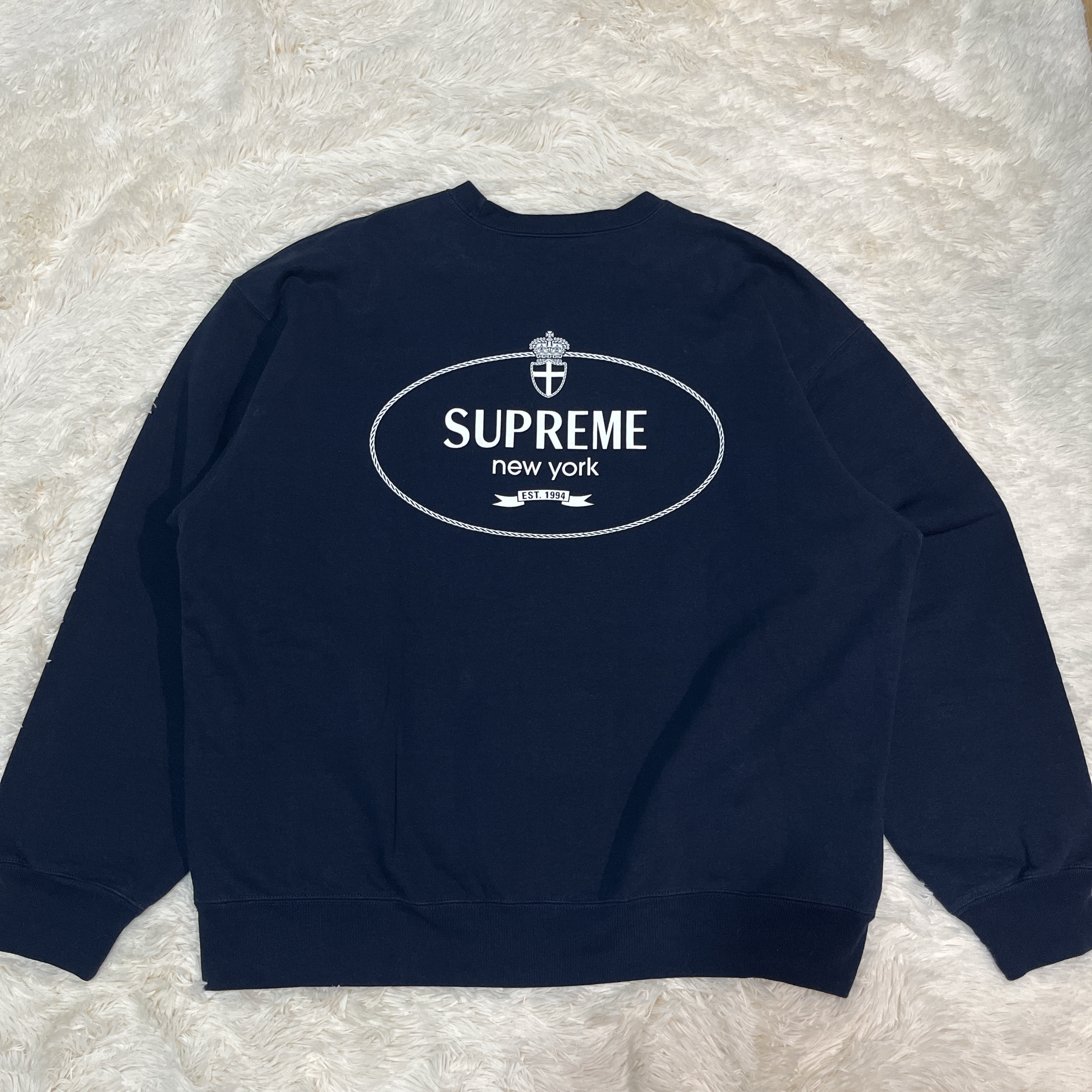 Supreme Crest Crewneck "Navy"