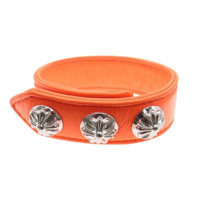 クロムハーツ(原本有) ブレスレット 3BTN 2SNP クロスボール ボタン