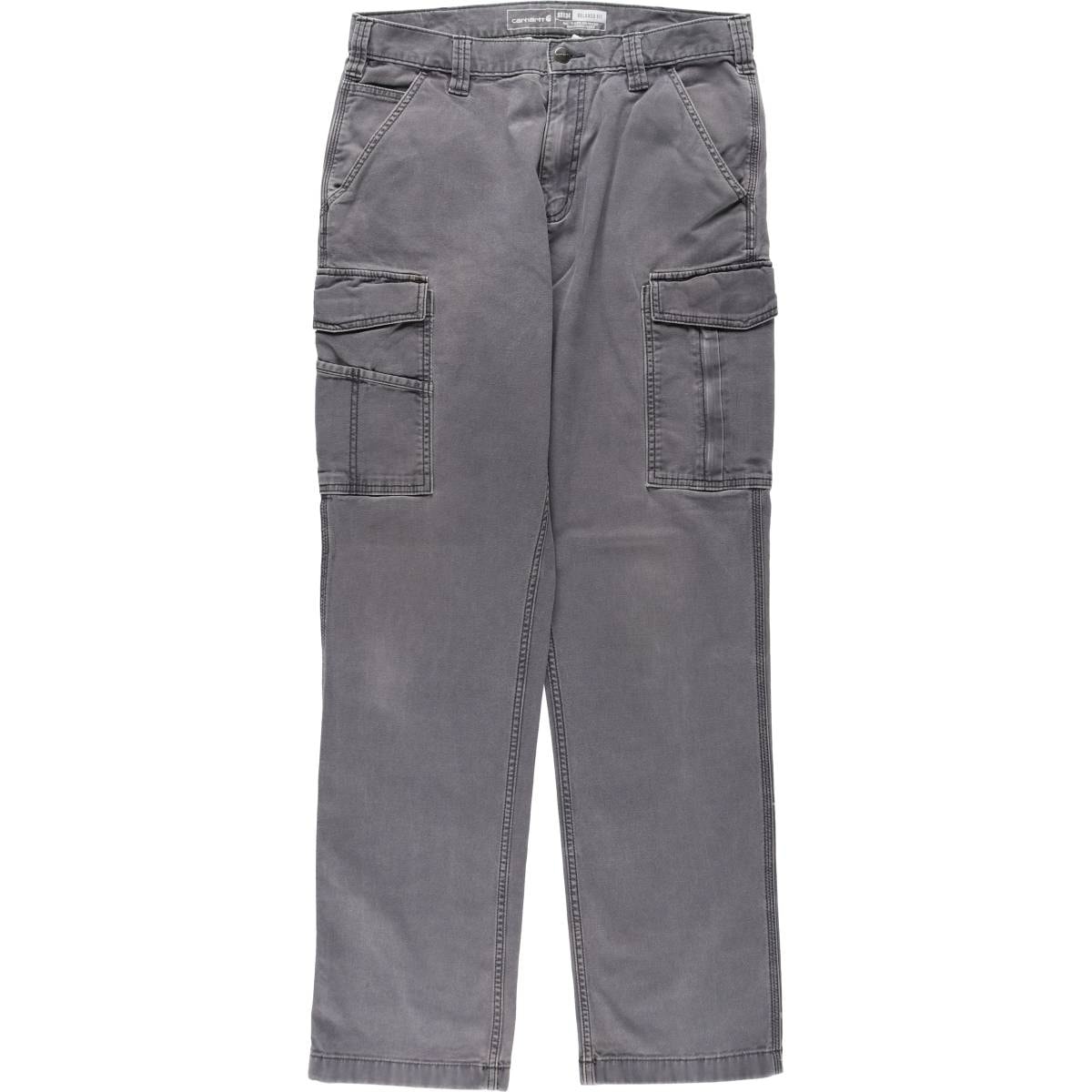 古着 カーハート Carhartt RELAXED FIT ダックワークパンツ カーゴパンツ メンズw34相当/rab181317