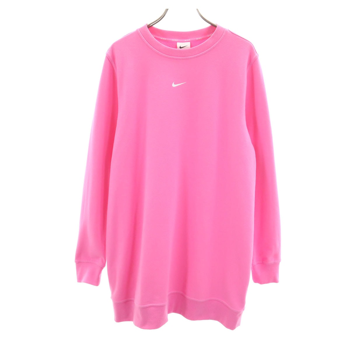 NIKE ナイキ 長袖 スウェット チュニック L ピンク