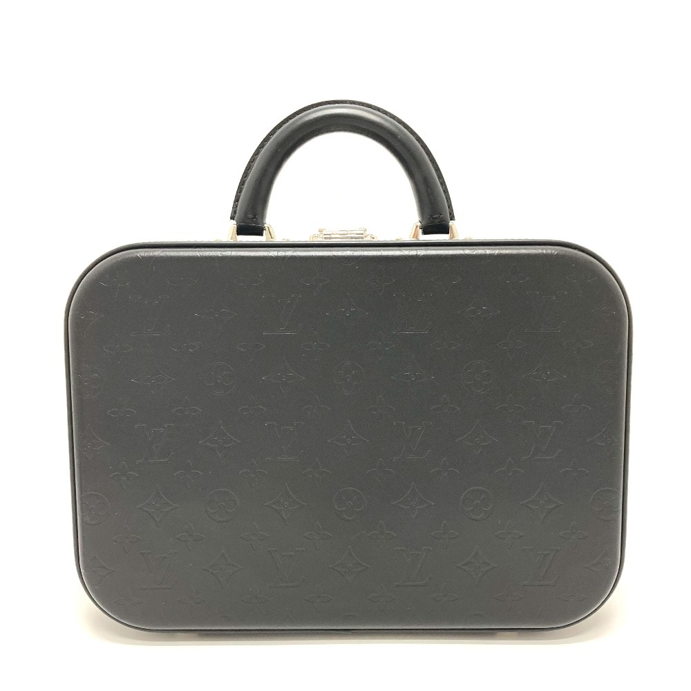 ルイヴィトン LOUIS VUITTON ヴァリゼットMM M92234 モノグラムグラセ カバン トランク ハンドバッグ モノグラムグラセレザー ノワール ブラック