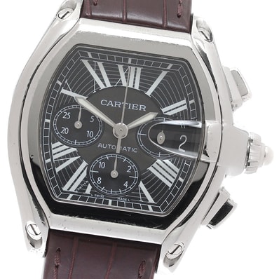 カルティエ ロードスター クロノグラフ XL メンズ 【中古】