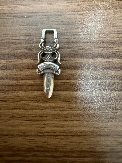 Chrome Hearts #5 Dagger Charm Zip 1 "Silver"
