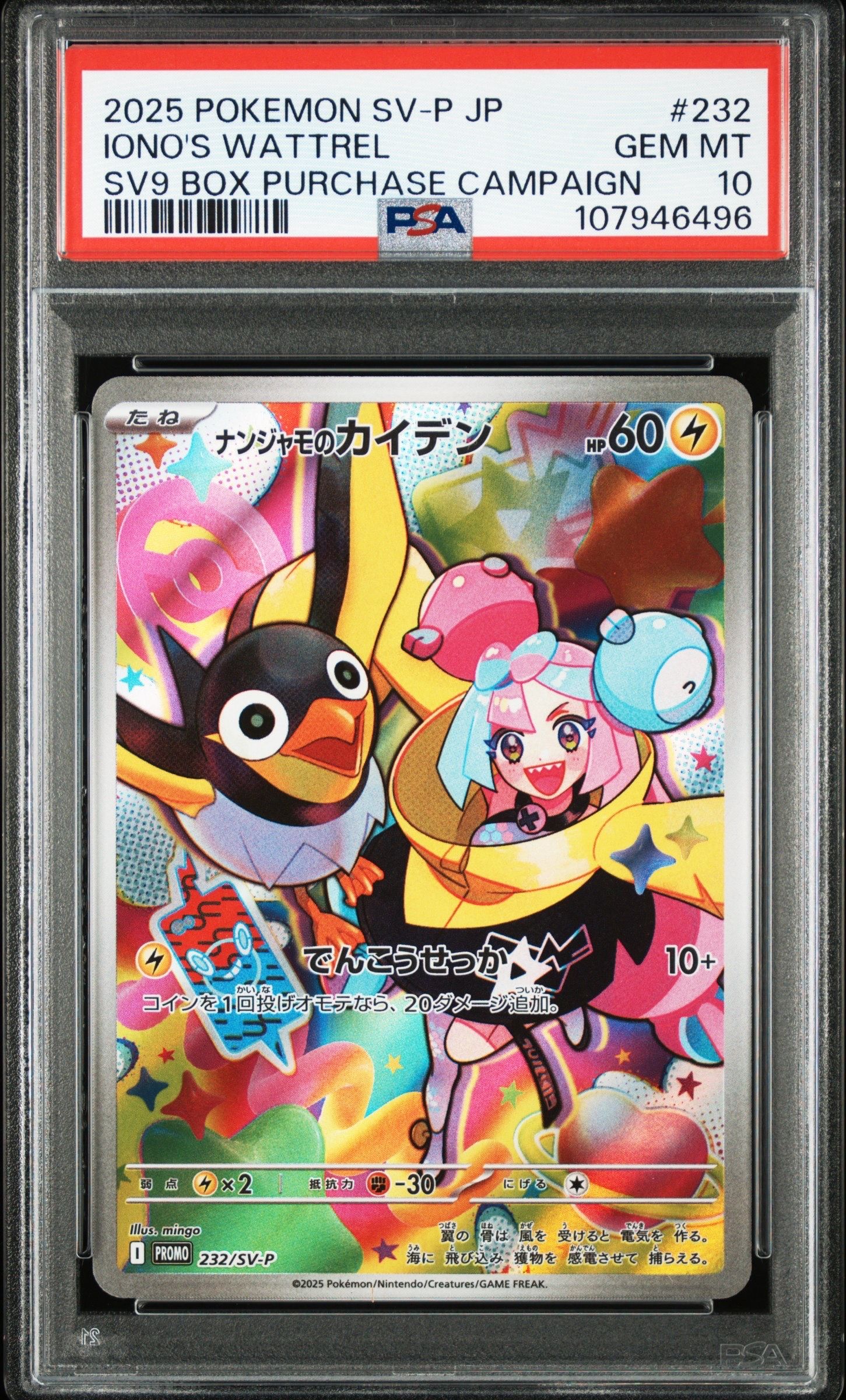 ナンジャモのカイデン P [SV-P 232](プロモーションカード「拡張パック バトルパートナーズ Box購入キャンペーン」)