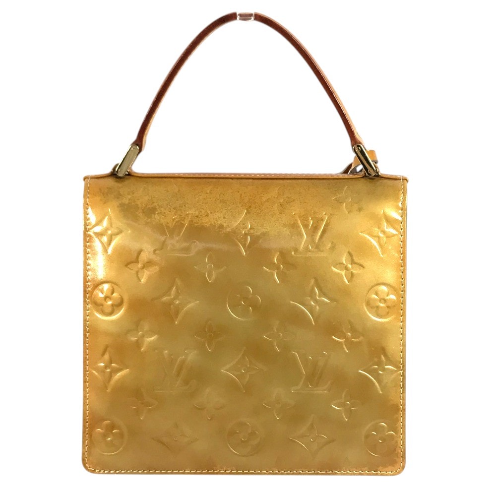 ルイヴィトン LOUIS VUITTON スプリングストリート M91029 モノグラムヴェルニ カバン ハンドバッグ モノグラムヴェルニキャンバス グリ シルバー系