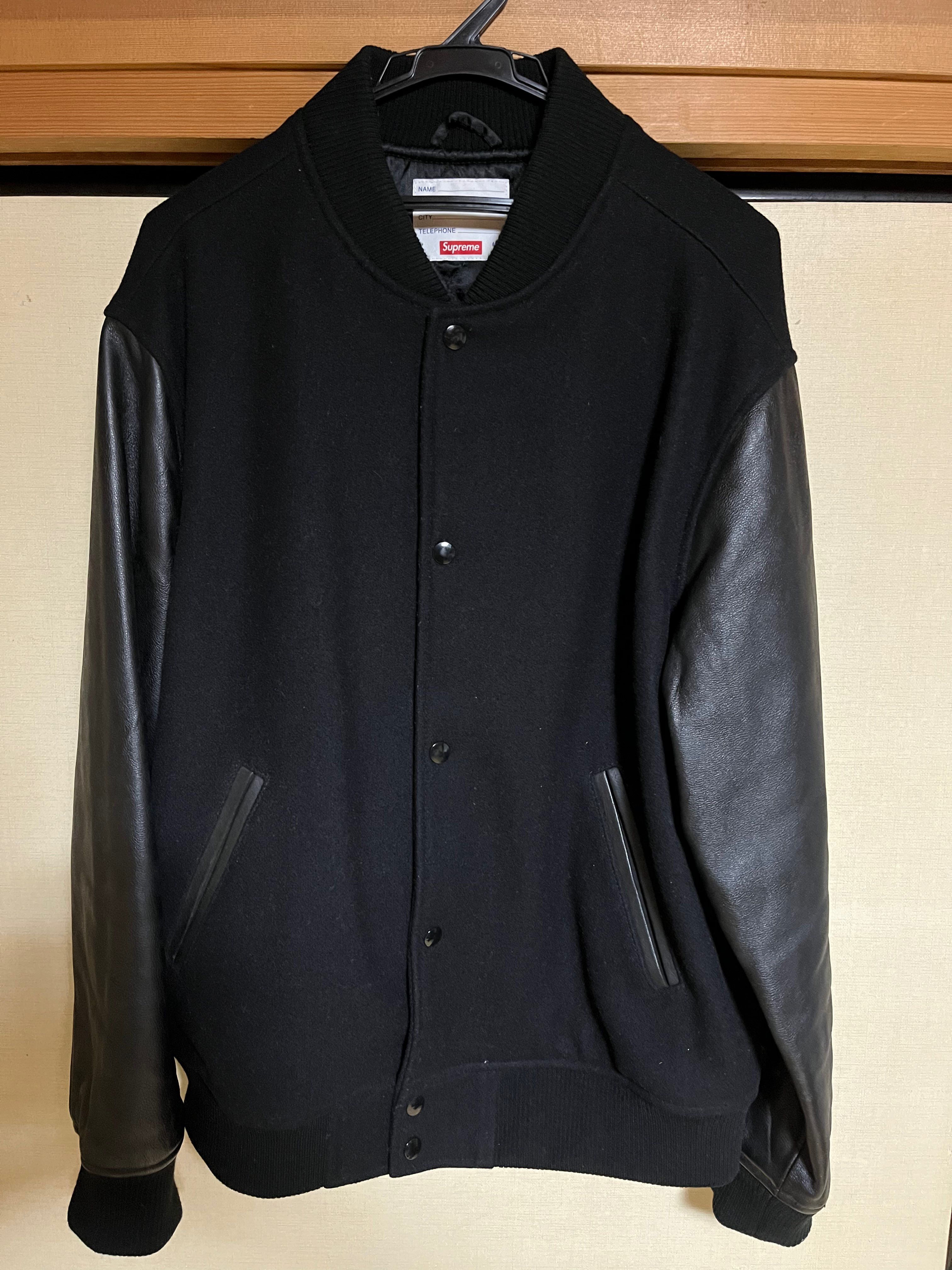 Supreme Motion Logo Varsity Jacket "Black"