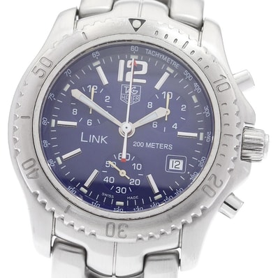 タグホイヤー リンク クロノグラフ CT1110-0 メンズ 【中古】