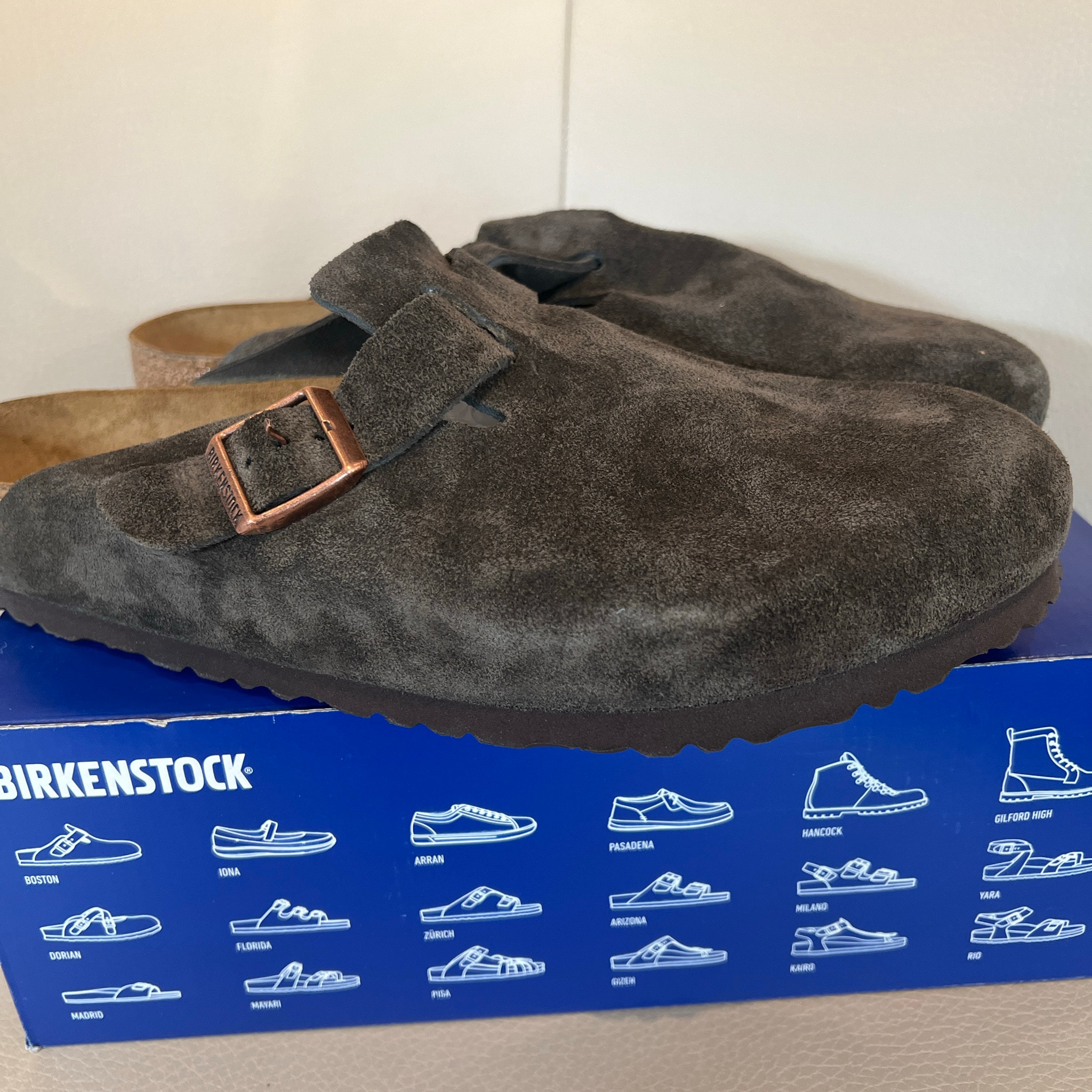 BIRKENSTOCK Boston "Mocha" (Soft Footbed)