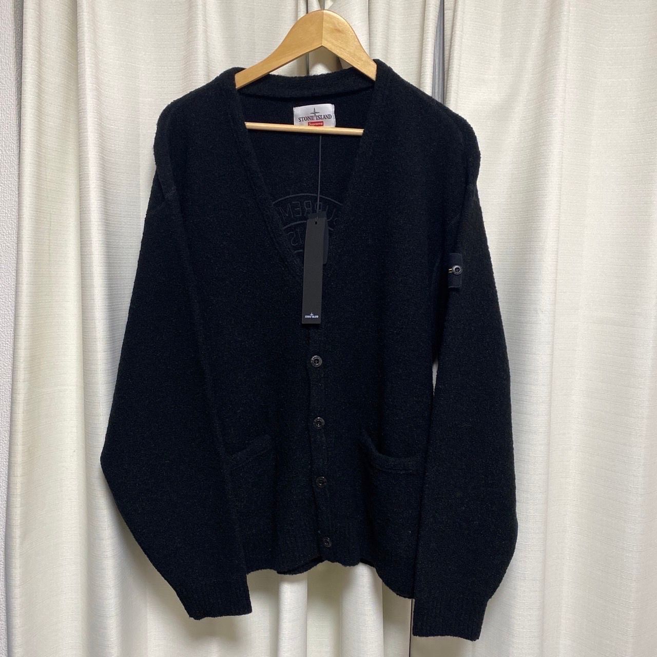 Supreme / Stone Island Boucle Cardigan "Black"