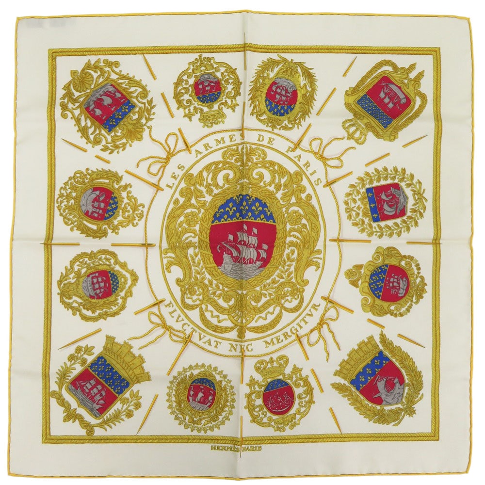 エルメス  カレ45 プチカレ パリの紋章 LES ARMES D