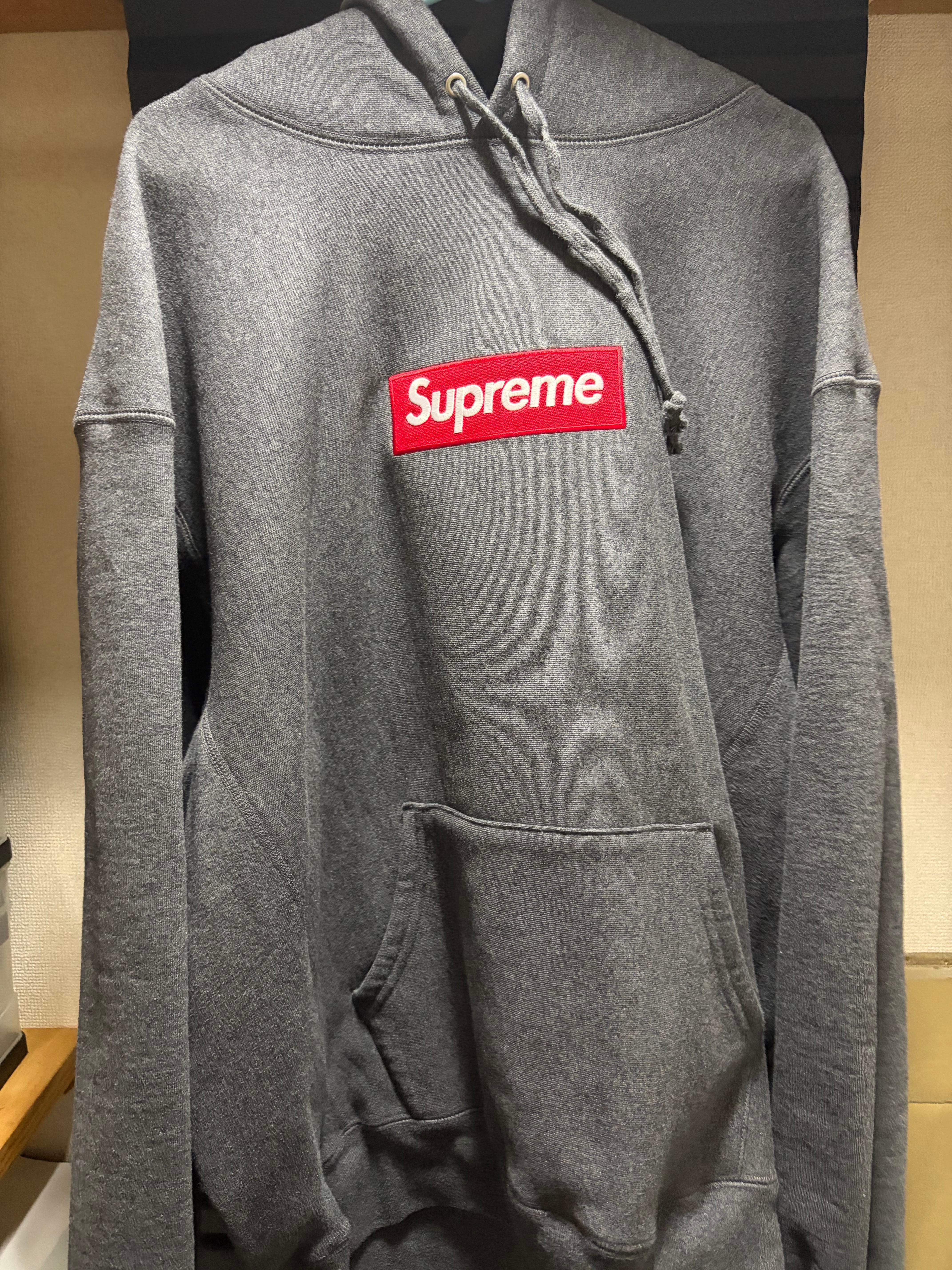 Supreme Box Logo Hooded Sweatshirt "Charcoal" (21FW)