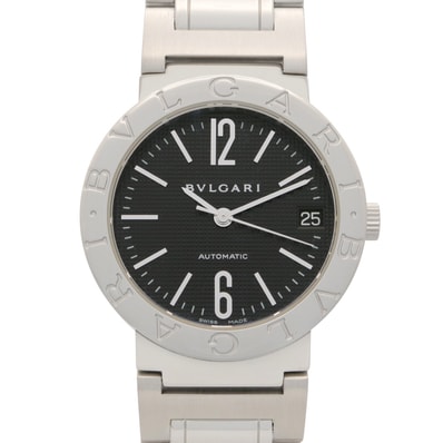 ブルガリ BVLGARI ブルガリ ブルガリ 腕時計 時計 ステンレススチール メンズ レディース ブラック系 BB33SS AUTO 【中古】